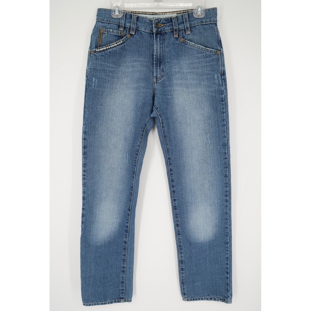 Armani‎ Jeans Mens 31 Straight Light Wash Denim Mid Rise Stretch 31x33